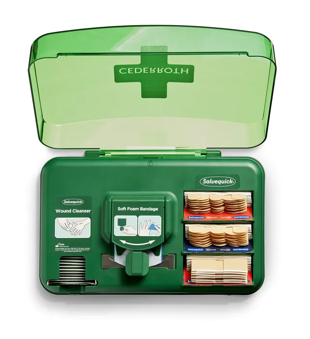 cederroth-salvequick-pflasterspender-wandmontage-wundset image 1