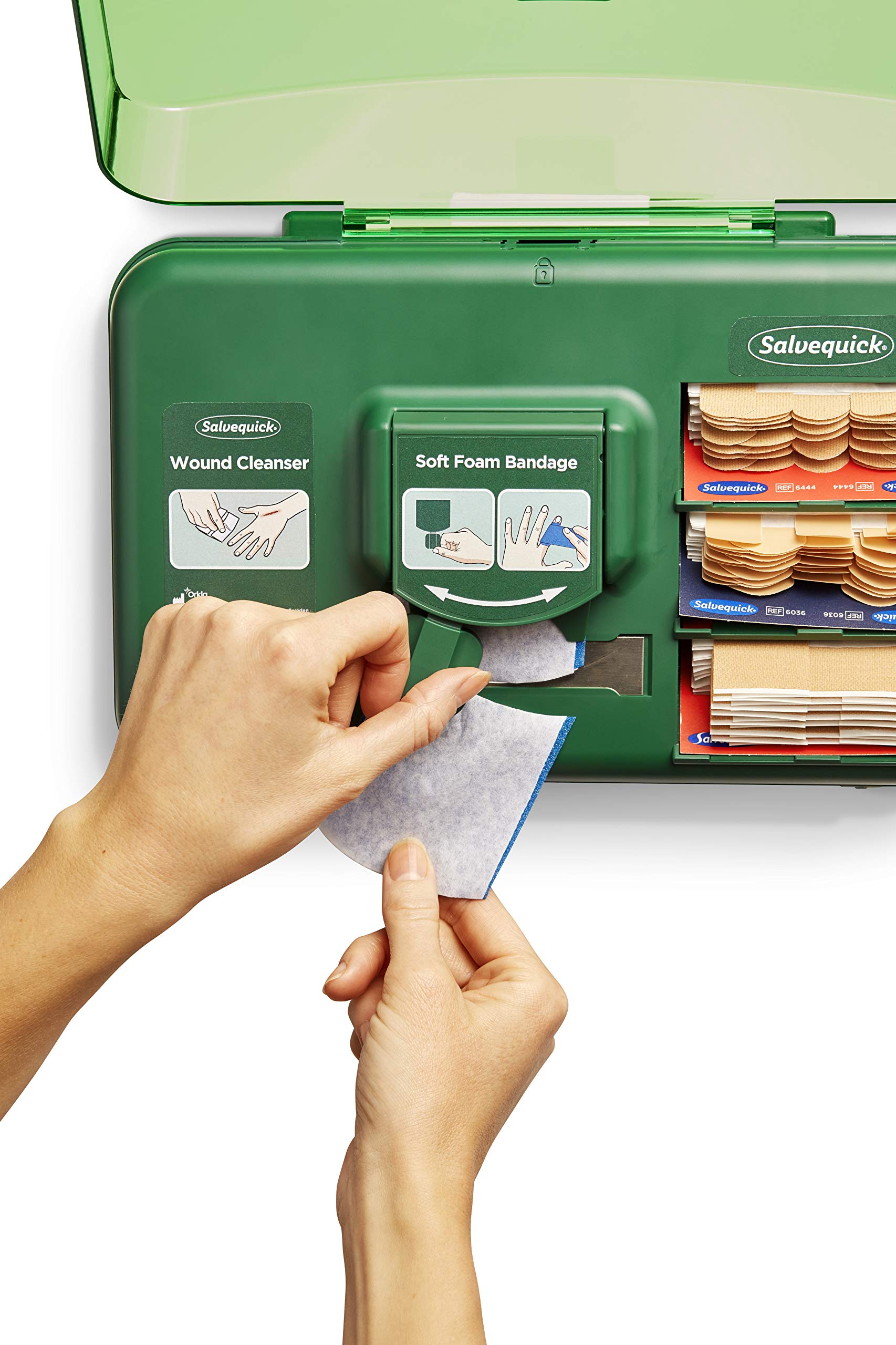 cederroth-salvequick-pflasterspender-wandmontage-wundset image 4
