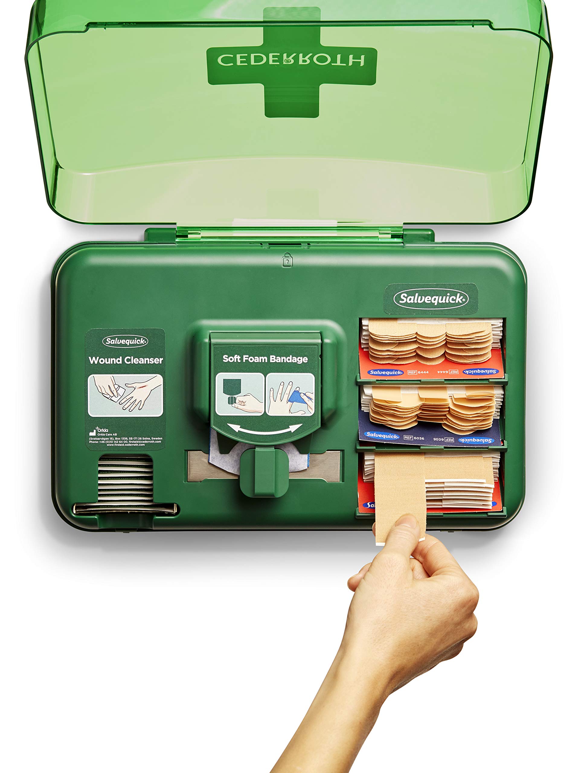 cederroth-salvequick-pflasterspender-wandmontage-wundset image 3