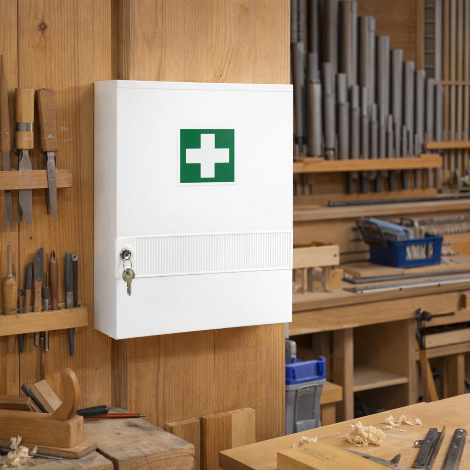 fap-verbandschr-nke-erste-hilfe-schrank-leer-10-f-cher image 4