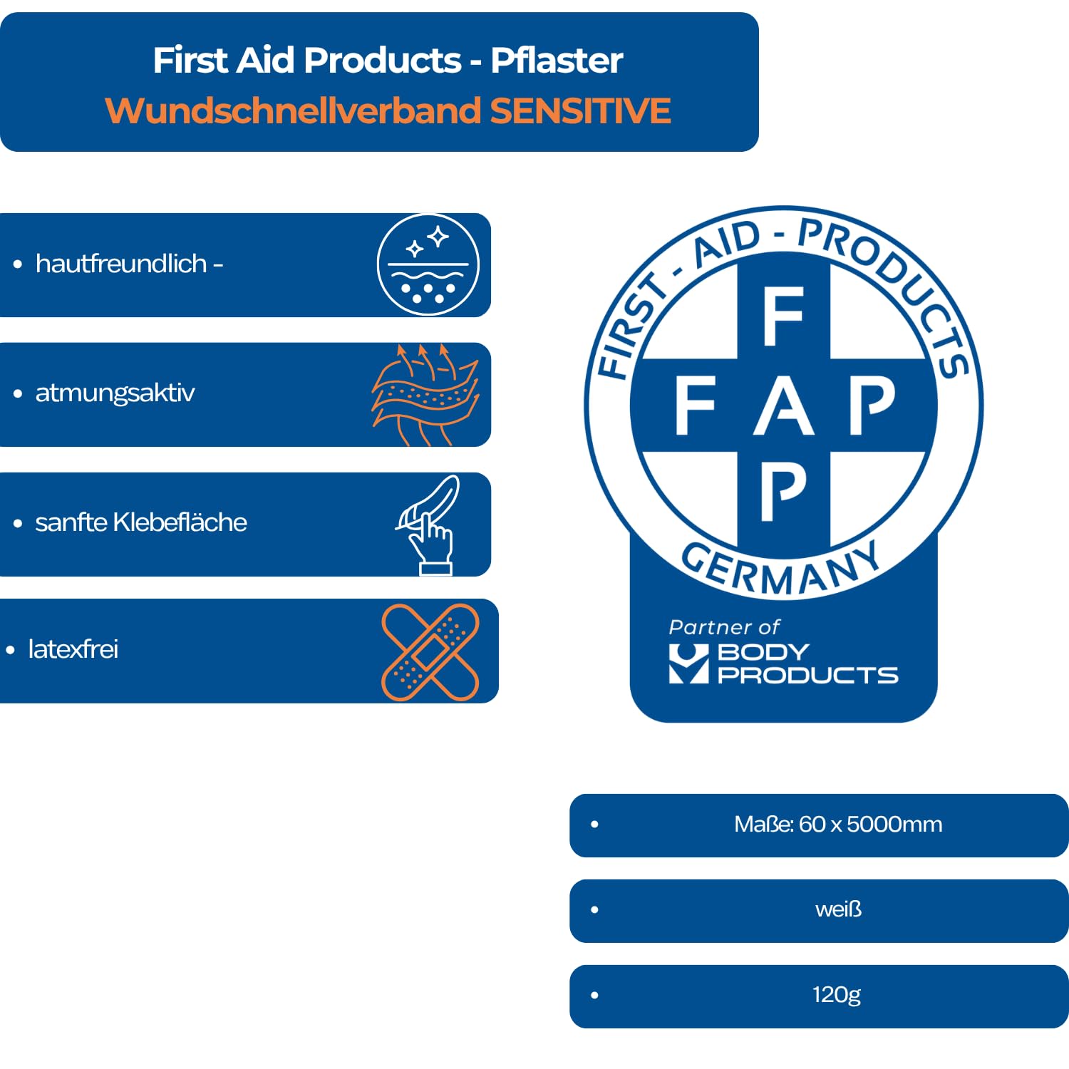 fap-wundschnellverband-sensitive-pflaster-6cmx5m image 2