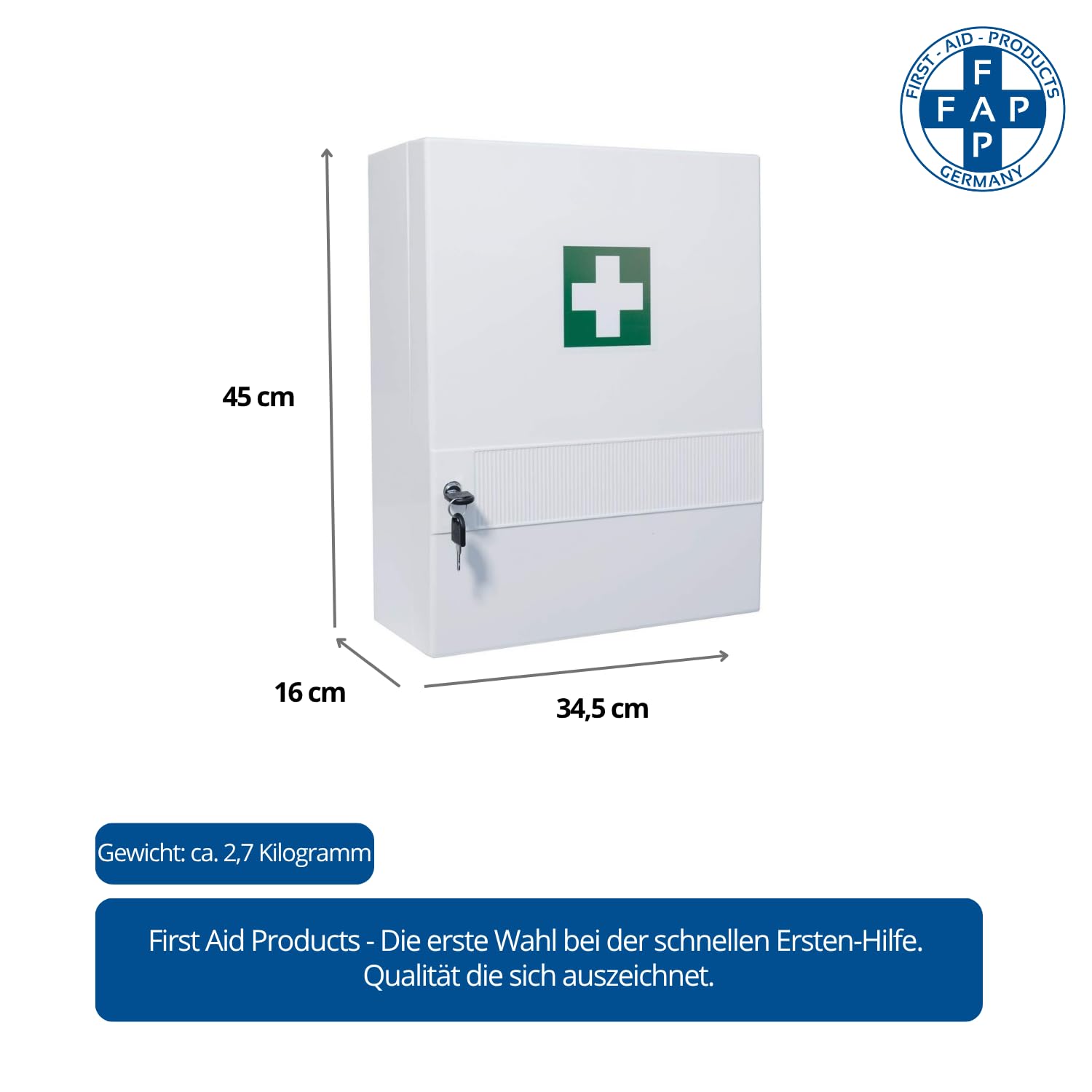 fap-verbandschr-nke-erste-hilfe-schrank-leer-10-f-cher image 2